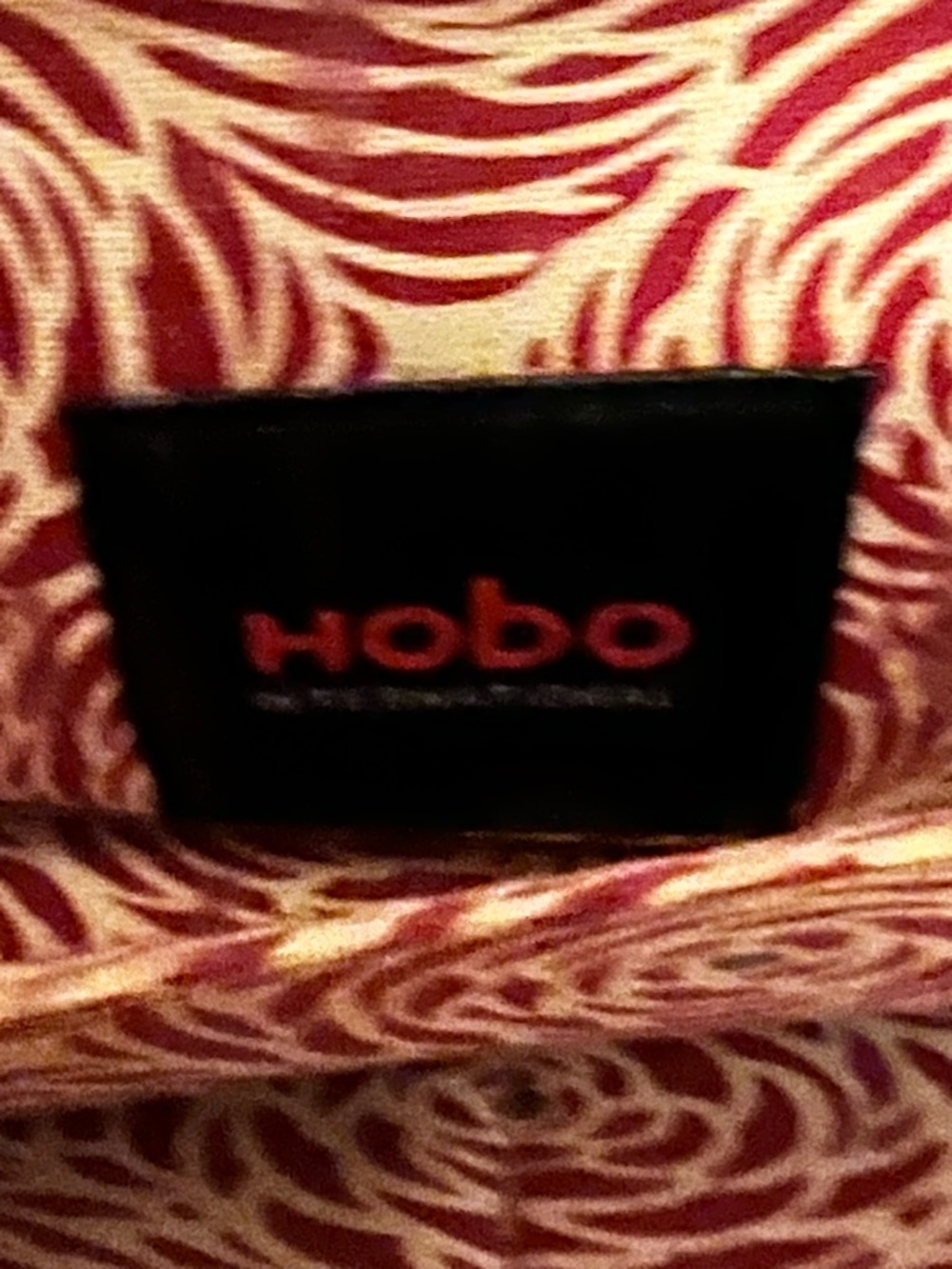 Hobo International Lauren burgundy, leather Double Frame Clutch Wallet - Picture 8 of 10